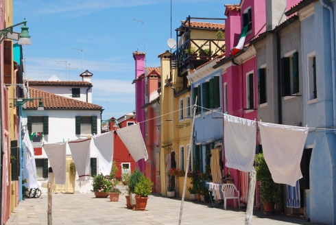 Colourful buildings, Burano